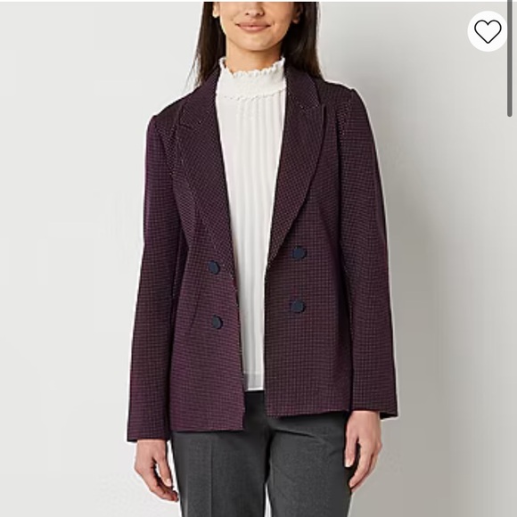 Worthington Womens Classic Fit Double Breasted Blazer nwt - Picture 2 of 8